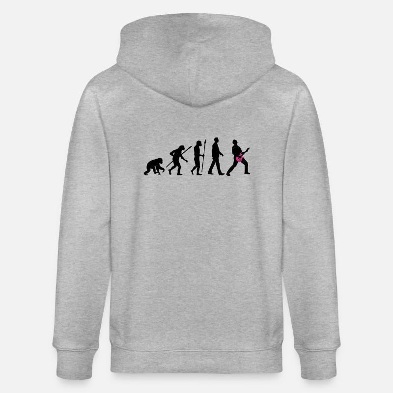 evolution_rocks_032012_d_2c - Veste à capuche bio CULTIVATOR Stanley/Stella Unisexe - gris chiné