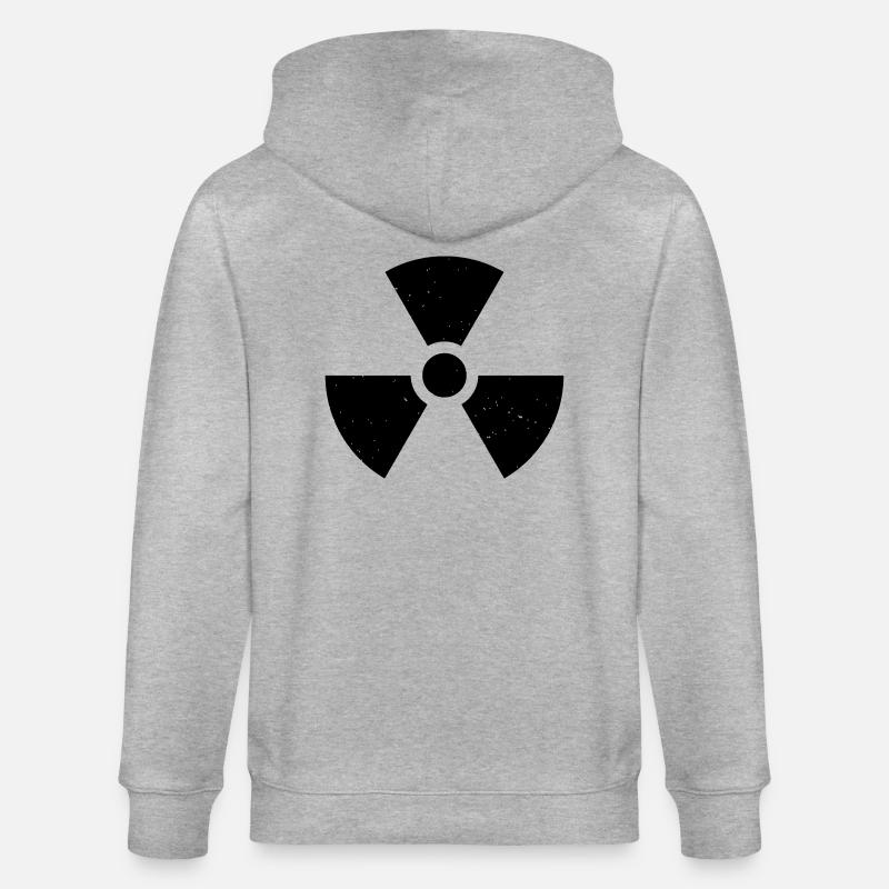 Nuklear - Stanley/Stella Unisex Bio-Kapuzenjacke CULTIVATOR  - Grau meliert