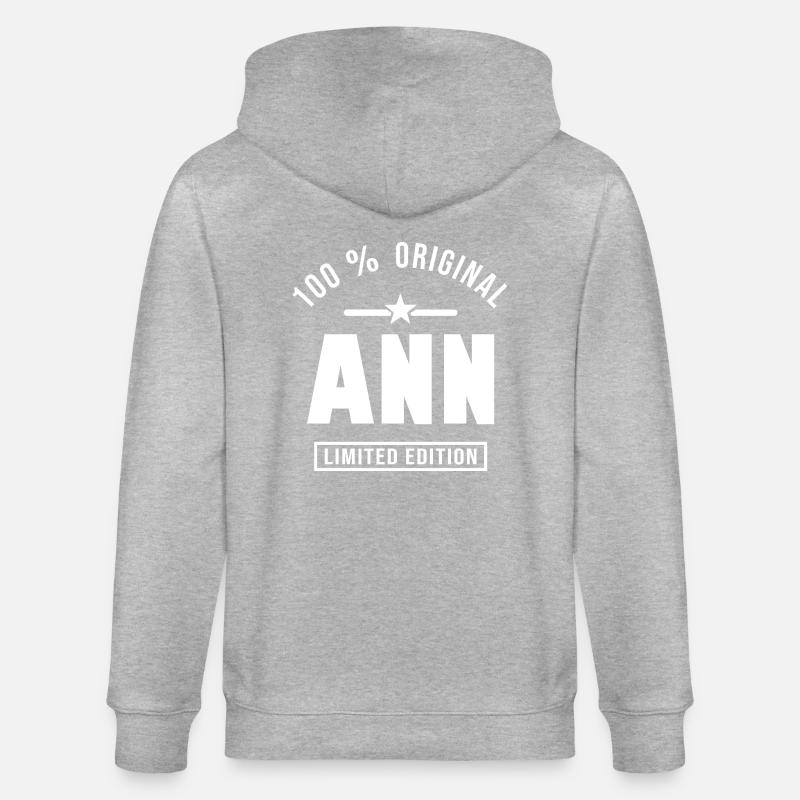 Ann ann - Veste à capuche bio CULTIVATOR Stanley/Stella Unisexe - gris chiné