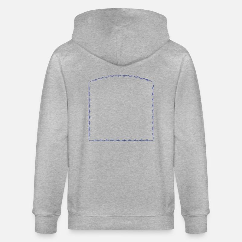 creative Border - Vectorgraphic - Stanley/Stella Unisex Bio-Kapuzenjacke CULTIVATOR  - Grau meliert