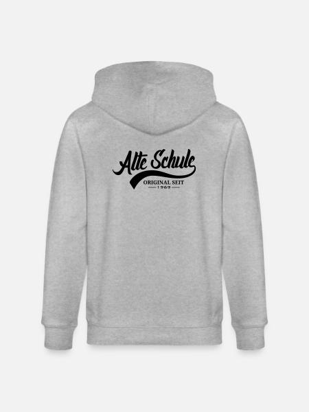 Alte Schule 1969 - Stanley/Stella Unisex Bio-Kapuzenjacke CULTIVATOR - Grau meliert