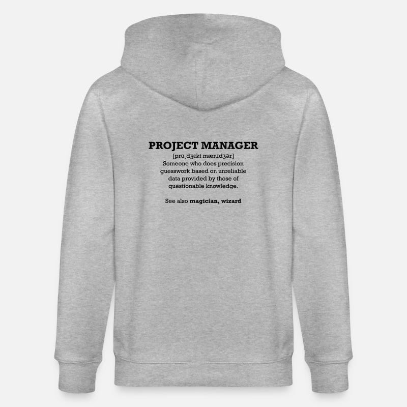 Chef de projet - assistant - Veste à capuche bio CULTIVATOR Stanley/Stella Unisexe - gris chiné
