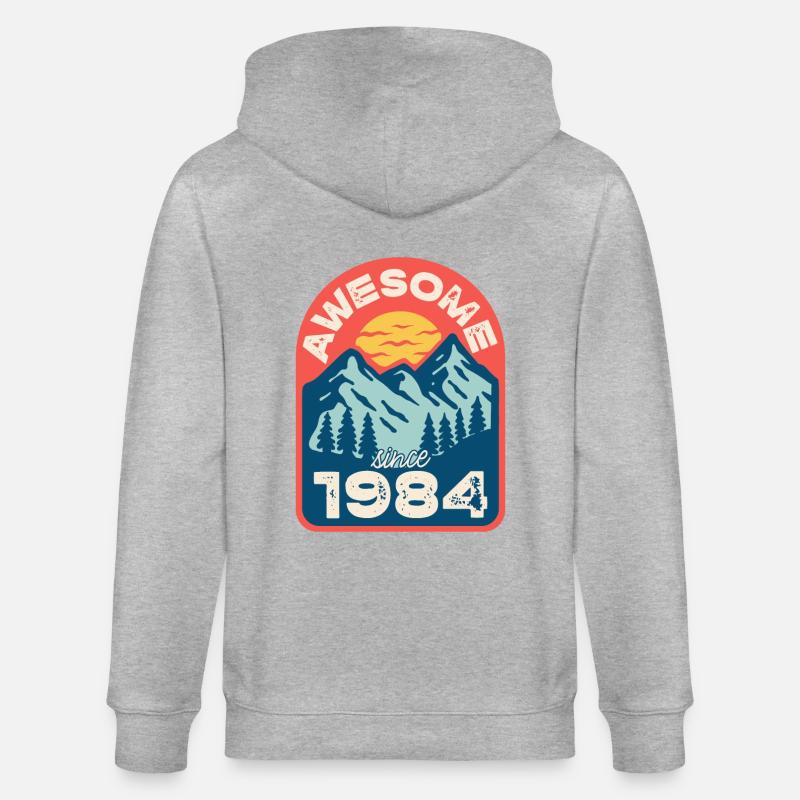 Awesome since 1984 - Stanley/Stella Unisex Bio-Kapuzenjacke CULTIVATOR  - undefined