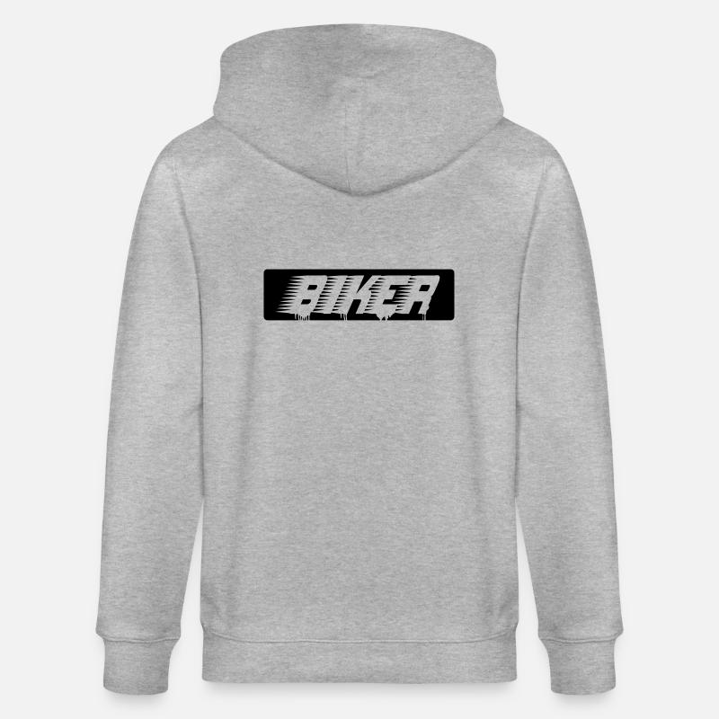 biker_1 - Veste à capuche bio CULTIVATOR Stanley/Stella Unisexe - gris chiné