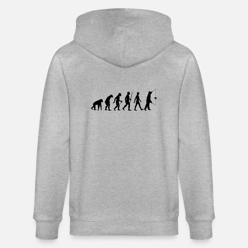 Evolution Diabolo - Stanley/Stella Unisex Bio-Kapuzenjacke CULTIVATOR  - Grau meliert