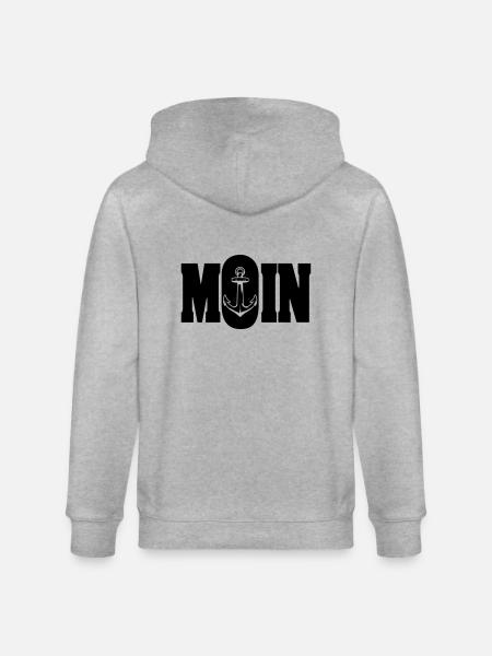 moin 3 - Stanley/Stella Unisex Bio-Kapuzenjacke CULTIVATOR - Grau meliert