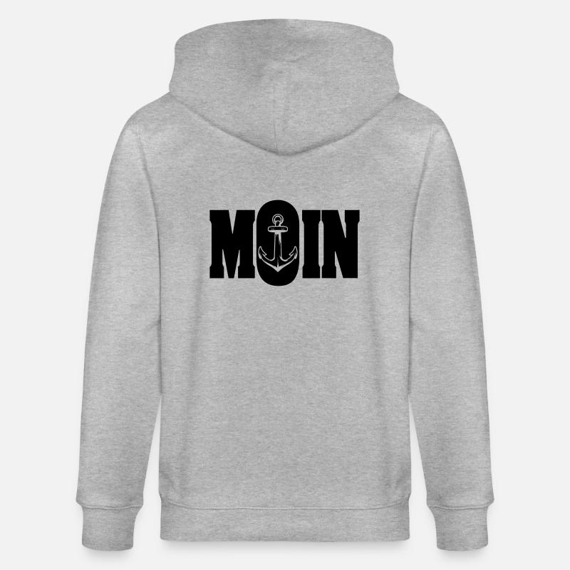 moin 3 - Stanley/Stella Unisex Bio-Kapuzenjacke CULTIVATOR  - Grau meliert