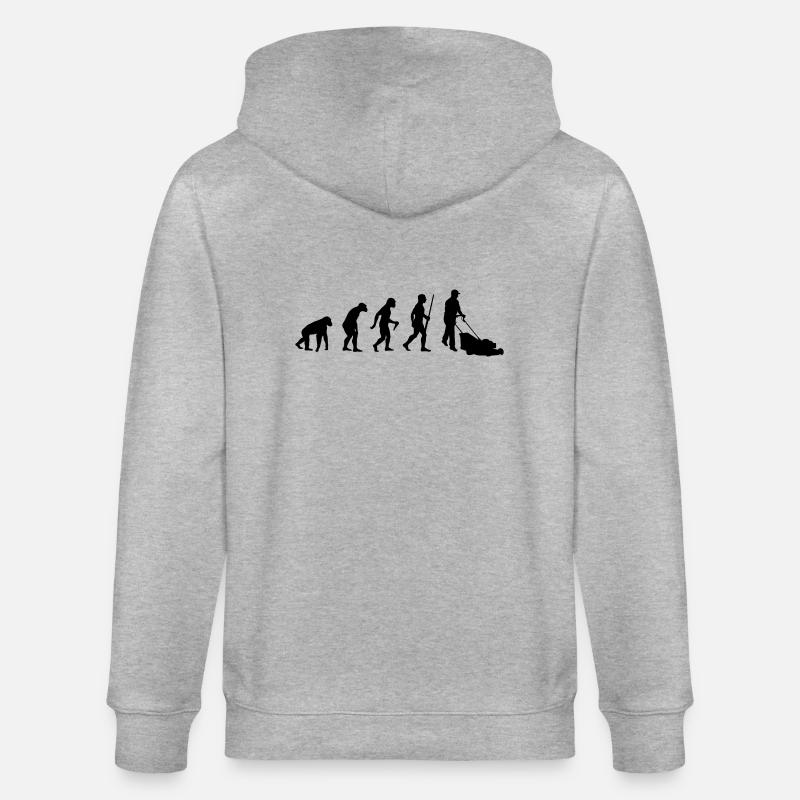 Gardener Evolution - Stanley/Stella Unisex Bio-Kapuzenjacke CULTIVATOR  - Grau meliert