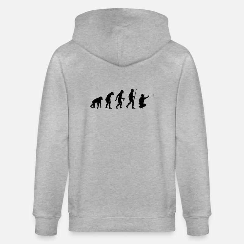 Pétanque Boule Evolution - Veste à capuche bio CULTIVATOR Stanley/Stella Unisexe - gris chiné