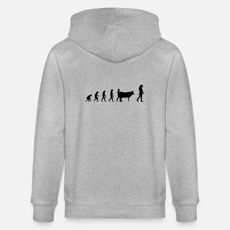 Evolution Mythologie - Veste à capuche bio CULTIVATOR Stanley/Stella Unisexe - gris chiné