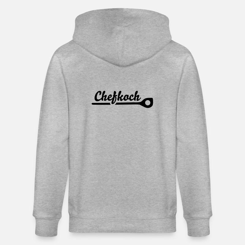 Cuisinier - Veste à capuche bio CULTIVATOR Stanley/Stella Unisexe - gris chiné