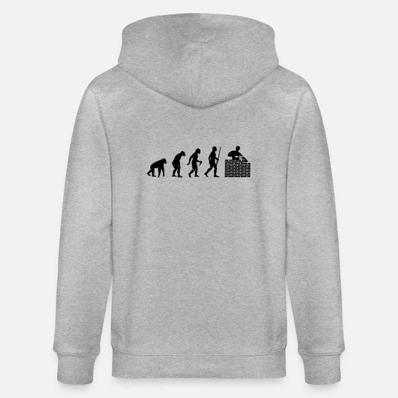 Évolution de Mason - Veste à capuche bio CULTIVATOR Stanley/Stella Unisexe - gris chiné