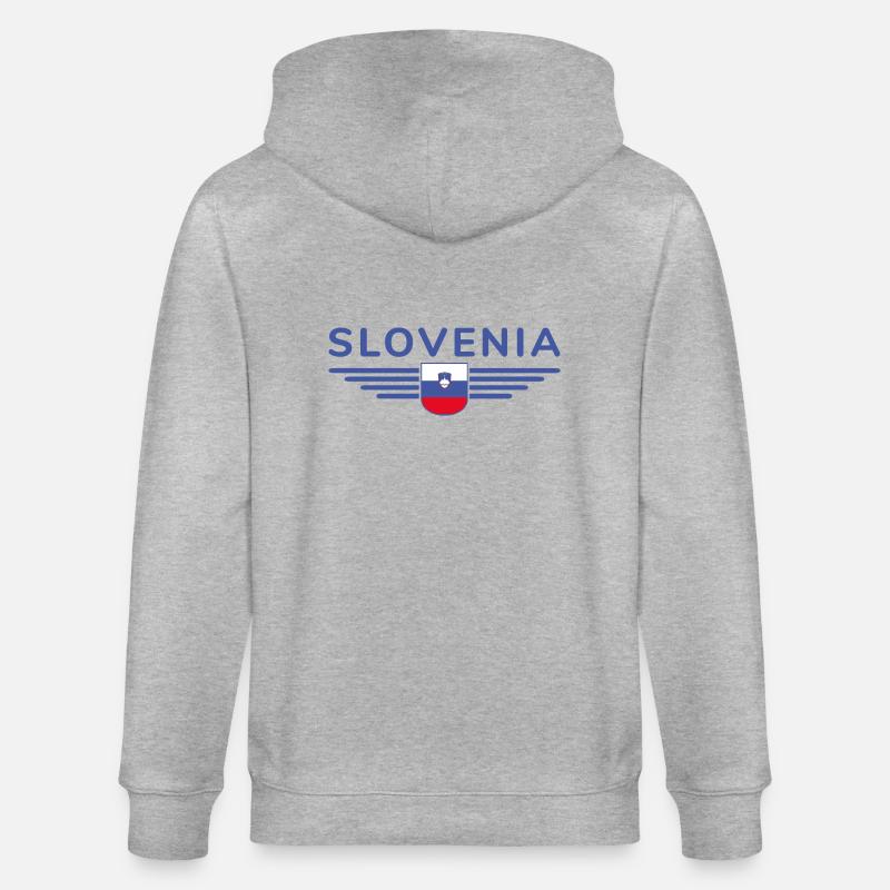 Design slovène élégant - Veste à capuche bio CULTIVATOR Stanley/Stella Unisexe - gris chiné