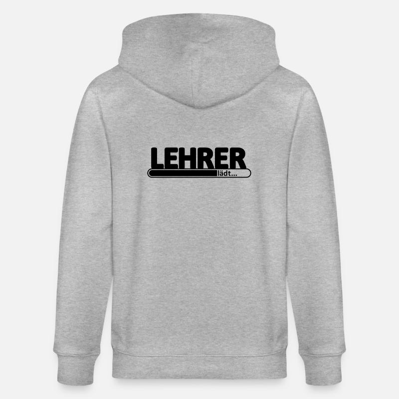 Lehrer // Lehrerin // Referendar // Referendariat - Stanley/Stella Unisex Bio-Kapuzenjacke CULTIVATOR  - Grau meliert