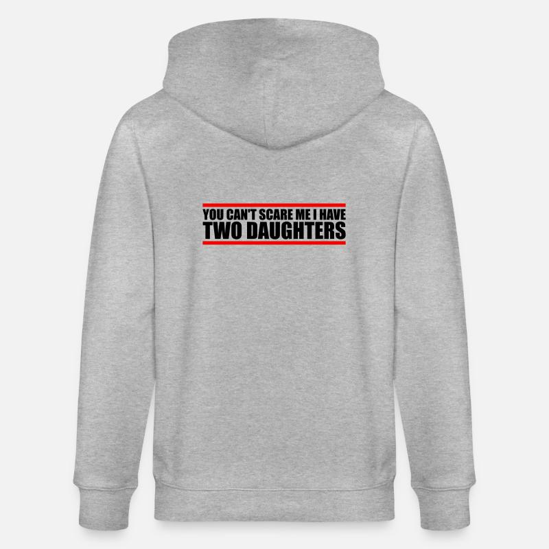 I have two daughters - Stanley/Stella Unisex Bio-Kapuzenjacke CULTIVATOR  - Grau meliert