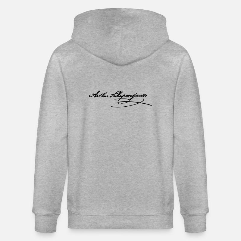 Arthur Schopenhauer - Stanley/Stella Unisex Bio-Kapuzenjacke CULTIVATOR  - Grau meliert