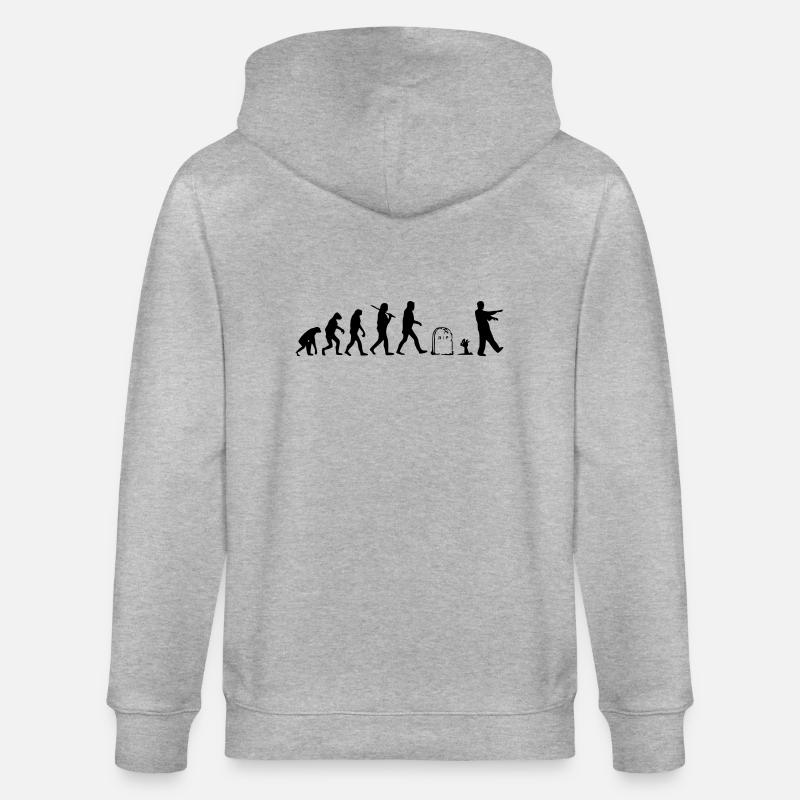 Evolution - Veste à capuche bio CULTIVATOR Stanley/Stella Unisexe - gris chiné