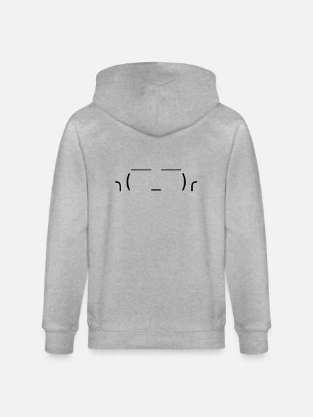 Just let it go! 🤷♂️ - Stanley/Stella CULTIVATOR Unisex Organic Hooded Jacket - heather grey