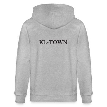 Kaiserslautern KL-Town - Veste à capuche bio CULTIVATOR Stanley/Stella Unisexe - gris chiné - Dos - Luana (180cm)