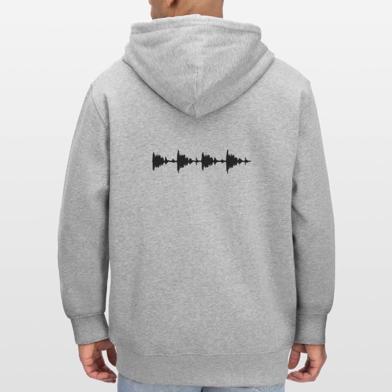 Waveform - Sample - Drumloop Veste à capuche bio CULTIVATOR Stanley/Stella Unisexe