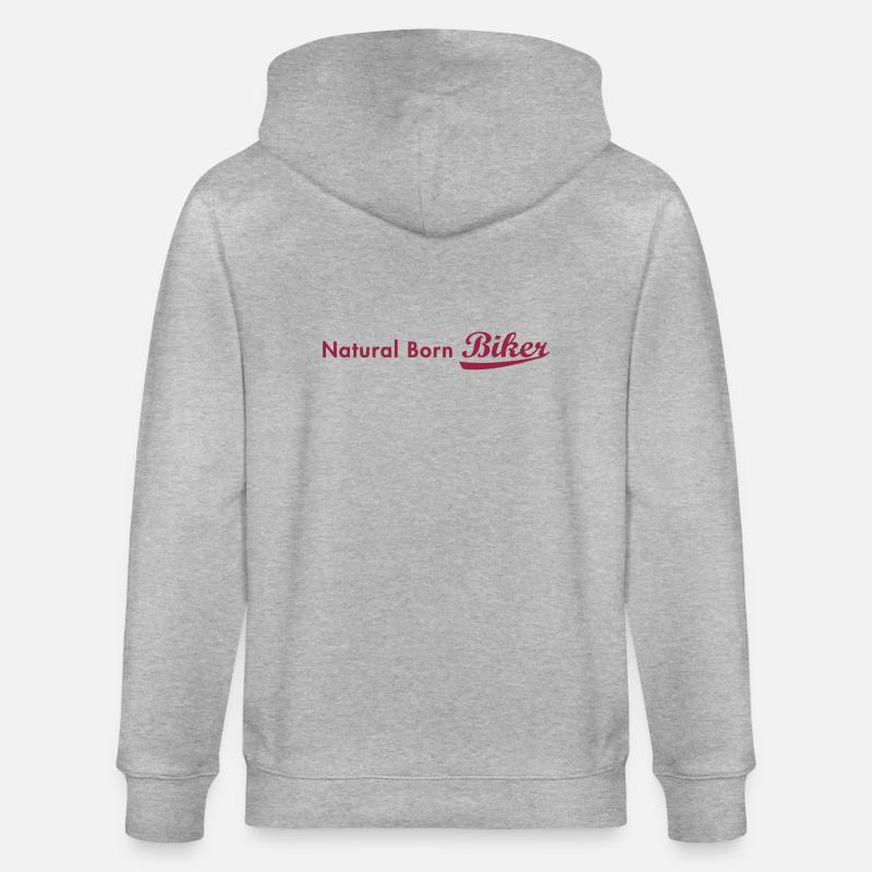 evolution_biker - Veste à capuche bio CULTIVATOR Stanley/Stella Unisexe - gris chiné