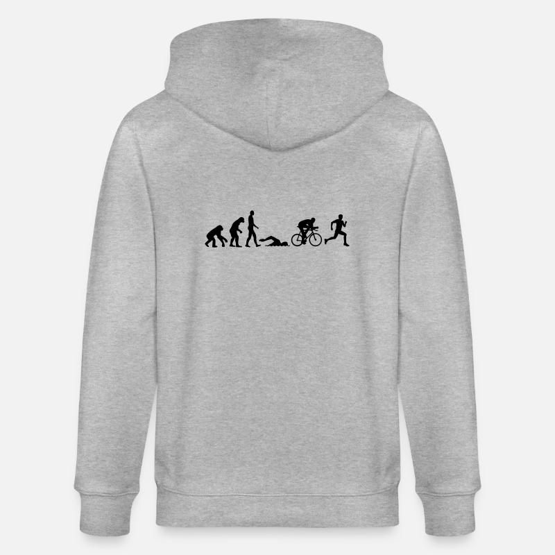 Evolution Triathlon - Veste à capuche bio CULTIVATOR Stanley/Stella Unisexe - gris chiné