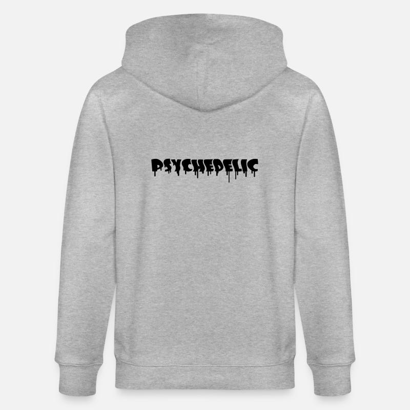 Psychedelic Graffiti - Veste à capuche bio CULTIVATOR Stanley/Stella Unisexe - gris chiné