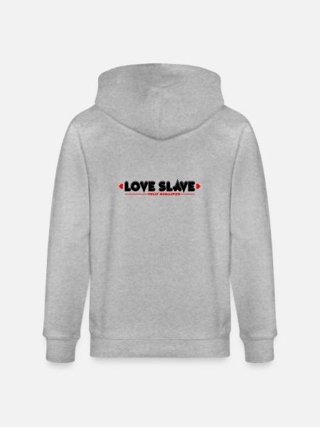 Love Slave 2c - Stanley/Stella CULTIVATOR Unisex Organic Hooded Jacket - heather grey