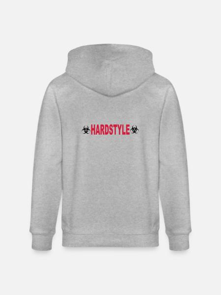 Hardstyle - Stanley/Stella Unisex Bio-Kapuzenjacke CULTIVATOR - Grau meliert