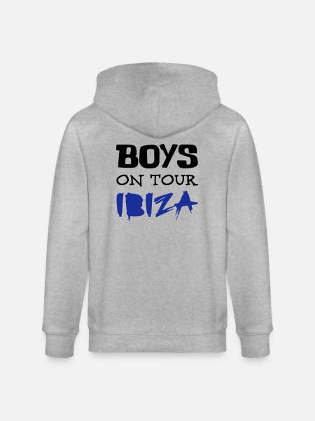 Ibiza - Stanley/Stella Unisex Bio-Kapuzenjacke CULTIVATOR - Grau meliert