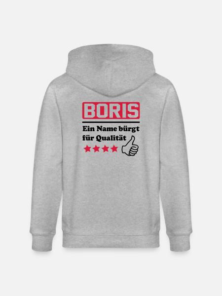 Boris - Veste à capuche bio CULTIVATOR Stanley/Stella Unisexe - gris chiné