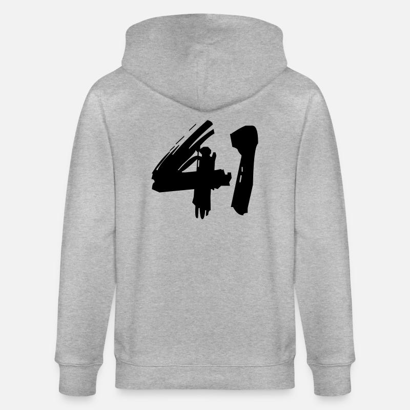 Brushed 41 - Stanley/Stella Unisex Bio-Kapuzenjacke CULTIVATOR  - Grau meliert