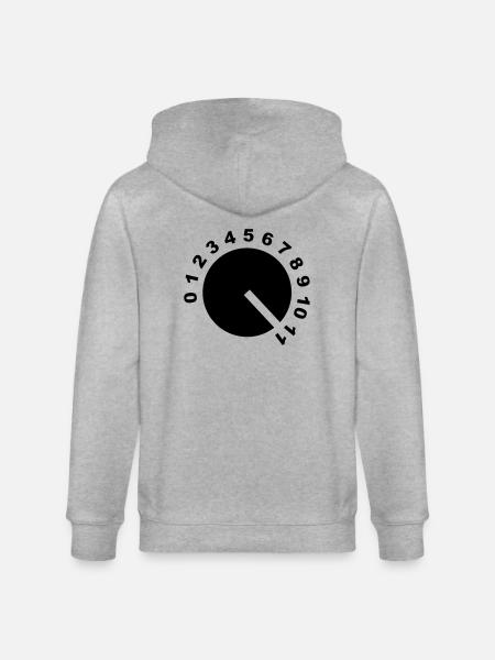 Spinal Tap - One Louder - Stanley/Stella CULTIVATOR Unisex Organic Hooded Jacket - heather grey