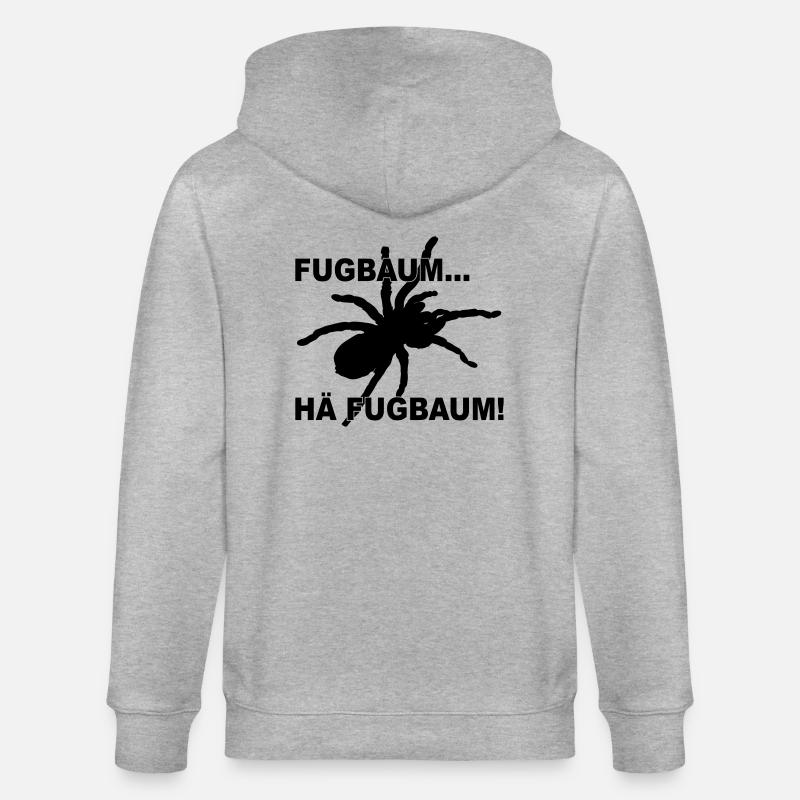 Fugbaum... Hä Fugbaum! - Stanley/Stella Unisex Bio-Kapuzenjacke CULTIVATOR  - Grau meliert