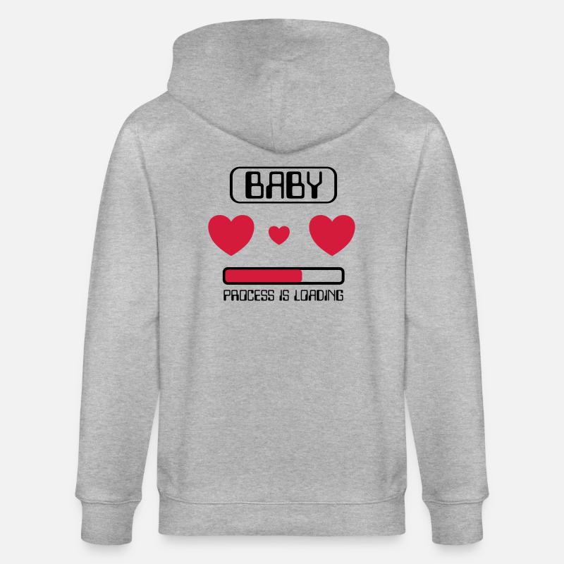 Baby Process is loading - Stanley/Stella Unisex Bio-Kapuzenjacke CULTIVATOR  - Grau meliert