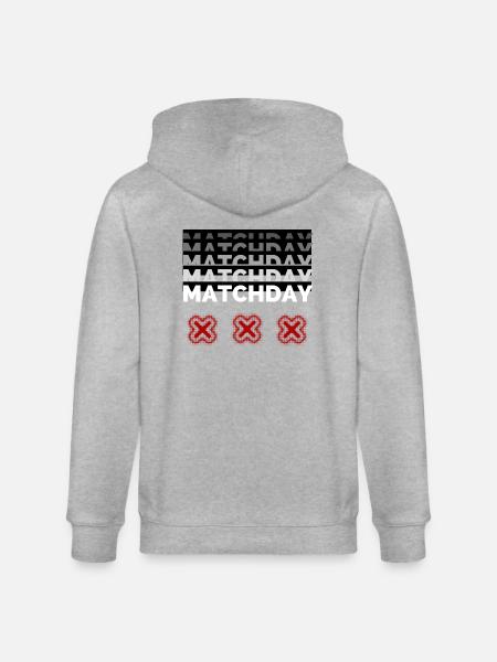 Matchday - Stanley/Stella Uniseks bio-ziphoodie CULTIVATOR - grijs gemêleerd