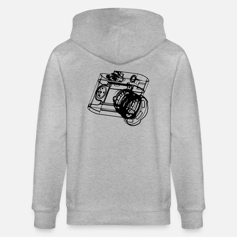 Camera - Veste à capuche bio CULTIVATOR Stanley/Stella Unisexe - gris chiné