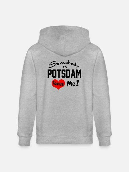 potsdam - Stanley/Stella Unisex Bio-Kapuzenjacke CULTIVATOR  - Grau meliert