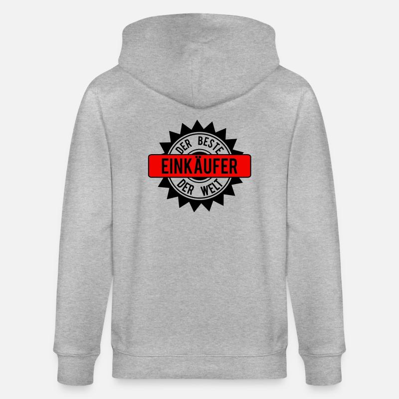 der beste einkaufer 2c - Stanley/Stella Unisex Bio-Kapuzenjacke CULTIVATOR  - Grau meliert