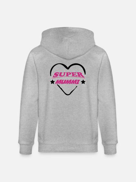 Super mummi - Veste à capuche bio CULTIVATOR Stanley/Stella Unisexe - gris chiné