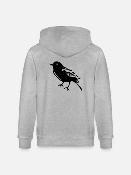 Spatz - Stanley/Stella Unisex Bio-Kapuzenjacke CULTIVATOR  - Grau meliert