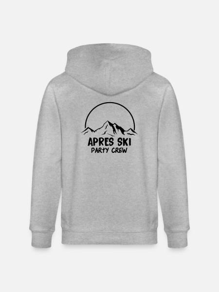 apres_ski_party_crew - Veste à capuche bio CULTIVATOR Stanley/Stella Unisexe - gris chiné