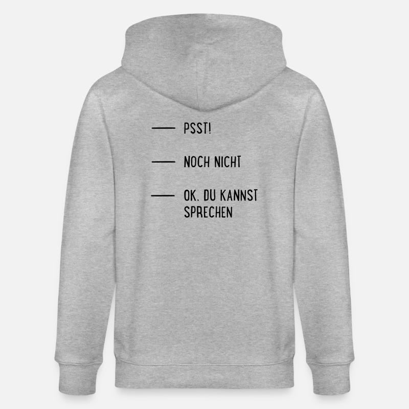 Kaffee - Stanley/Stella Unisex Bio-Kapuzenjacke CULTIVATOR  - Grau meliert