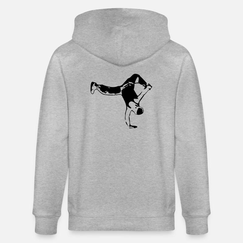 Danse, danse, danse - Veste à capuche bio CULTIVATOR Stanley/Stella Unisexe - gris chiné