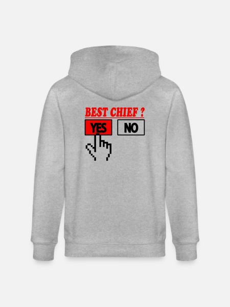 Best chief ? yes 222 - Stanley/Stella CULTIVATOR Unisex Organic Hooded Jacket - heather grey