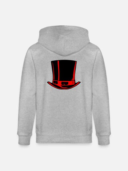 grand chapeau haut 2509 - Veste à capuche bio CULTIVATOR Stanley/Stella Unisexe - gris chiné
