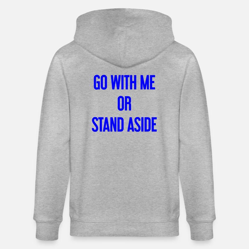 Geh mit oder beiseite - Stanley/Stella Unisex Bio-Kapuzenjacke CULTIVATOR  - Grau meliert