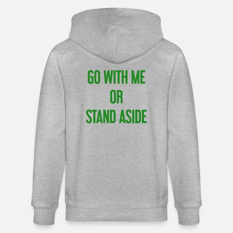 Geh mit oder beiseite - Stanley/Stella Unisex Bio-Kapuzenjacke CULTIVATOR  - Grau meliert