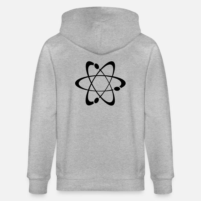Atom - Stanley/Stella Unisex Bio-Kapuzenjacke CULTIVATOR  - Grau meliert