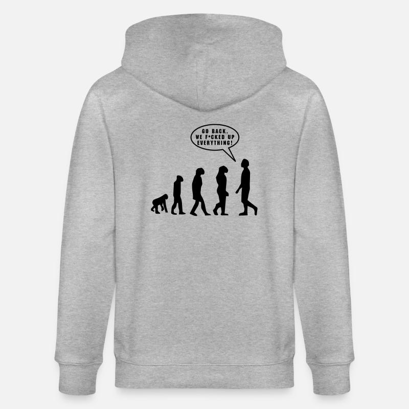 Evolution - Veste à capuche bio CULTIVATOR Stanley/Stella Unisexe - gris chiné